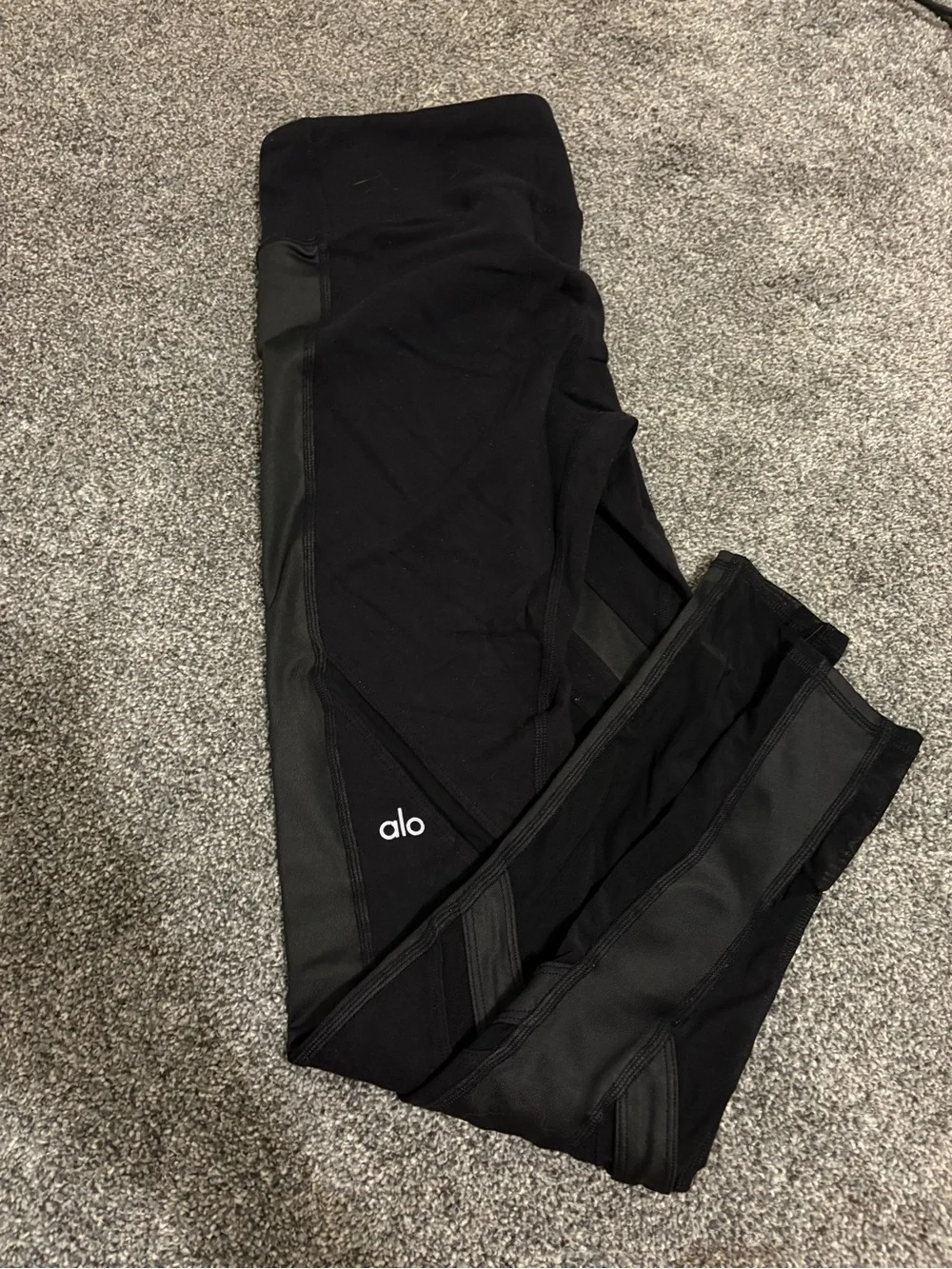 Alo Motto Black Performance Leggings